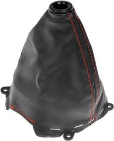 img 3 attached to 🧤 Dorman 76802 Shift Boot - Black with Red Stitching