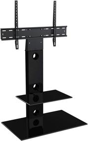 img 4 attached to 📺 AVF FSL700LEB-A Lesina TV Floor Stand with TV Mounting Column for 32 to 65-Inch TVs, Black - Enhanced SEO