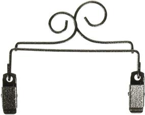 img 1 attached to 🔧 Ackfeld Manufacturing Double Scroll Clip 5in Hanger: Stylish and Practical Charcoal Holder