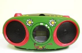 img 4 attached to Optimized Portable Teenage Mutant Ninja Turtles CD Player, with Text Display, AM/FM Stereo Radio, and Repeat Function - Ideal for Consumer Electronic Gadget Shopping