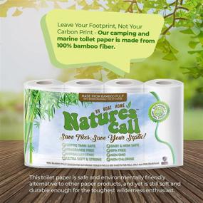img 3 attached to Nature's Call: Premium 100% Bamboo Toilet Paper for RVs, 🌿 Boats, and Homes - Soft, Tank Safe, Quick Dissolve - FSC Certified