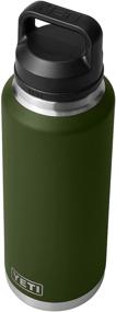 img 2 attached to 🧃 YETI Rambler 46 oz Bottle - Vacuum Insulated Stainless Steel with Chug Cap: Highlands Olive