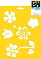 🌺 delta creative stencil mania 7x10 stencil, 970060710 - floral design logo