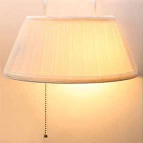 img 1 attached to 🛋️ WalterDrake Cream Headboard Light: Enhance Your Bedroom with Style and Functionality