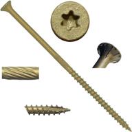 optimized bronze coated exterior screw drive fasteners logo