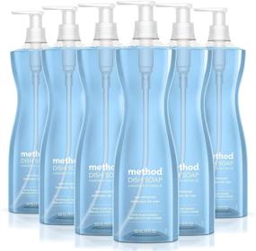 img 4 attached to Method Dish Soap Sea Minerals 18oz 6-Pack - Packaging Variations Included!