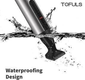 img 1 attached to 🪒 TOFULS All-In-One Waterproof Trimmer for Men and Women - Ear, Nose, and Facial Hair Clipper with LED Light