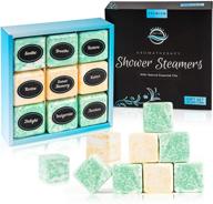 набор для душа с ароматерапией "aromatherapy shower steamers self-care gift set - 9 стрессора для душа с эфирными маслами; идеальный домашний спа-салон и паровой душ; отличный подарок для женщин, мам и на дни рождения как женщинам, так и мужчинам логотип