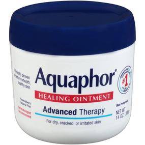 img 4 attached to 💧 Мазь Aquaphor: Предельное увлажнение и защита сухих треснувших рук, пяток и локтей - без аромата - 14 унций