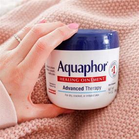 img 2 attached to 💧 Мазь Aquaphor: Предельное увлажнение и защита сухих треснувших рук, пяток и локтей - без аромата - 14 унций