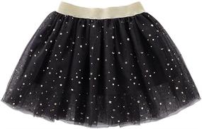 img 4 attached to Sparkling Sequin Toddler Girls Clothing and Skirts & Skorts for Ages 3-4