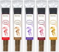 🔥 ultimate incense sticks variety set: top 5 fragrances | 500-pack sampler with 11" sticks | burn time 45-60 minutes | dragons blood, frankincense and myrrh, lavender, nag champa, sandalwood логотип
