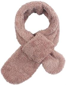 img 4 attached to 🧣 Теплый детский флисовый шарф-воротник для осени/зимы - унисекс детский шарф на 1-6 лет.