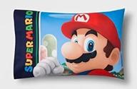 super mario reversible pillow case logo