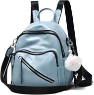 👜 stylish leather women's handbags & wallets with multi pocket shoulder and versatile fashion backpacks logo