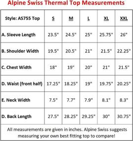 img 2 attached to 👕 Alpine Swiss Men's Waffle Knit Henley Base Layer Thermal Long Sleeve Crew Neck Shirt Underwear