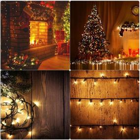 img 3 attached to Christmas Dual Color LED String Light: 2-in-1 Cool and Warm White, Timer/Remote/Dimmable/9 Modes, 66ft 200 LED, Indoor/Outdoor Decorative Fairy Light for Bedroom, Patio, Party and More