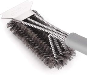 img 4 attached to 🔥 Do-Be Products BBQ Grill Brush and Scraper - 18&#34; Soft Handle, Rust Resistant Stainless Steel, 3-in-1 Bristles - Ultimate Grill Cleaning Tool