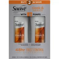 💇 get smooth and lustrous hair with suave hair professionals sleek shampoo and conditioner - 28 ounce pump combo logo