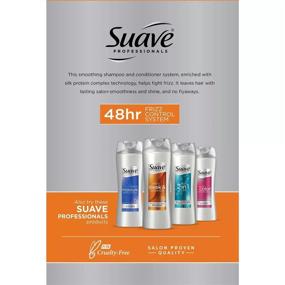 img 1 attached to 💇 Get Smooth and Lustrous Hair with Suave Hair Professionals Sleek Shampoo and Conditioner - 28 Ounce Pump Combo