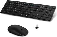 💻 2.4ghz ultra thin wireless keyboard combo with receiver - computer accessories & peripherals logo