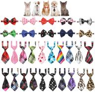 upgrade your pup's style with yuepet's set of 30 adjustable dog bows logo