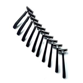 img 4 attached to 20 Pack of Bullet Blades - Black Disposable Stainless Steel Razor Blades | High-Quality Twin Blade Razors for Men and Women | Ideal for Hospitality Use