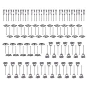 img 4 attached to 🔧 Mixiflor 99 Pcs Wire Brushes Set: Ultimate Steel Wire Wheels Kit for Rotary Tools - 1/8" (3mm) Shank