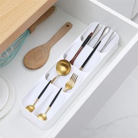img 1 attached to Cutlery Accessories Organizer Separation Tableware