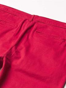 img 2 attached to 👖 Comfortable and Stylish Boys' Stretch Hampton Red Uniform Pants at Childrens Place