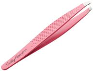 🔍 sally hansen raise some brows: slant tip tweezer with platform - achieve precise brow grooming! logo