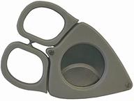 premium grey credo stainless steel double blade 70 ring gauge cigar cutter scissor logo