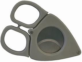 img 4 attached to Premium Grey Credo Stainless Steel Double Blade 70 Ring Gauge Cigar Cutter Scissor