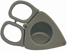 img 1 attached to Premium Grey Credo Stainless Steel Double Blade 70 Ring Gauge Cigar Cutter Scissor