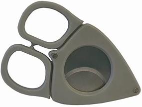 img 2 attached to Premium Grey Credo Stainless Steel Double Blade 70 Ring Gauge Cigar Cutter Scissor