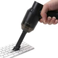 🖥️ honlibey upgraded mini keyboard vacuum: cordless & rechargeable electronics cleaner for desktop, laptop, car & pet house logo