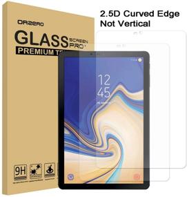 img 4 attached to 📱 Orzero (2 Pack) Tempered Glass Screen Protector for Samsung Galaxy Tab S4 2018 T835, T830 - Full-Coverage, HD Anti-Scratch, 9H Hardness