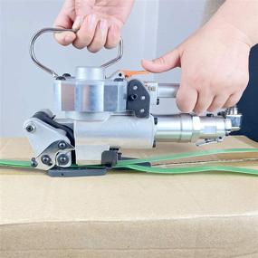 img 2 attached to 📦 OKVEQUIP Pneumatic Strapping Tool: Premium Hand Packaging Tool for Shipping & Supplies