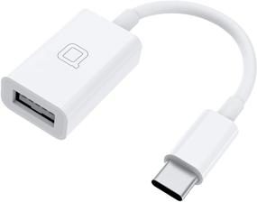 img 4 attached to 💻 nonda USB C к адаптеру USB, USB-C к адаптеру USB 3.0, USB Type-C к USB, Thunderbolt 3 к адаптеру USB Female OTG для MacBook Pro 2019, MacBook Air 2020, iPad Pro 2020 и других устройств с разъемом Type-C (белый), 1 штука