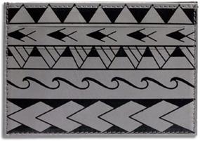 img 3 attached to Polynesian Tattoo Leather Credit Holder Men's Accessories in Wallets, Card Cases & Money Organizers