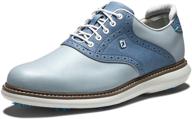 🏌️ footjoy men's traditions golf shoes: classic white men's footwear for golfers logo