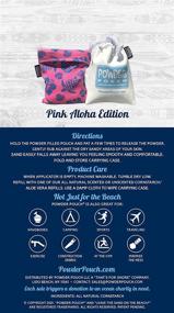 img 3 attached to Средство для удаления песка в мешочке для пудры Aloha