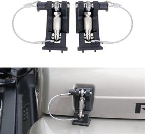 img 4 attached to 🔒 BESTAOO Aluminum Hood Lock Catch Latch for Jeep Wrangler TJ 1997-2006 - Eliminates Hood Flutter, Locking Mechanism Included