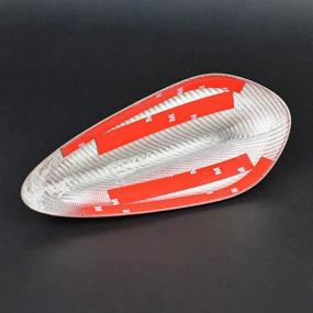 img 2 attached to 🔴 AIRSPEED Carbon Fiber Interior Shark Fin Antenna Cover for BMW F22 F87 M2 F30 F35 F80 M3 G20 F32 F36 F82 M4 G30 G38 F90 M5 G11 G12 - Red