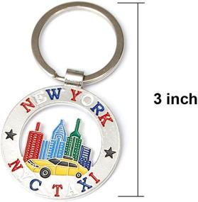 img 1 attached to Keychain Swivel Statue Liberty Souvenir