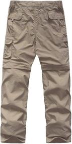 img 3 attached to 👖 Boys' Outdoor Climbing Convertible Trousers - Waterproof | Clothing