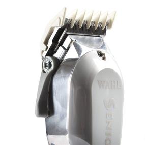 img 2 attached to 💈 Wahl Professional Series Senior Clipper #8545 – Ideal for Professional Stylists and Barbers – V9000 Electromagnetic Motor – Sleek Silver Design – Lightweight Aluminum Housing with Bonus Oil and Neck Duster