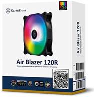 💨 silverstone ab120r-argb air blazer 120mm pwm addressable rgb radiator & heatsink fan logo