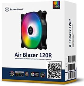 img 4 attached to 💨 SilverStone AB120R-ARGB Air Blazer 120mm PWM Addressable RGB Radiator & Heatsink Fan