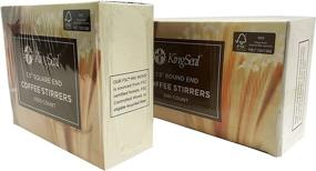 img 1 attached to KingSeal Certified Sustainably Sourced Stirrers